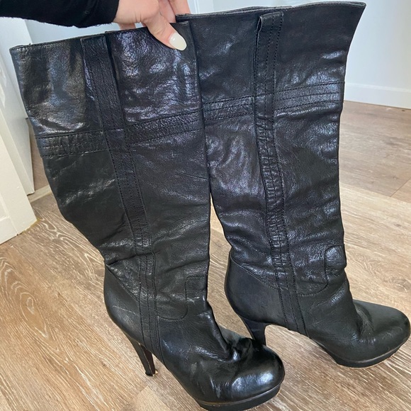 Jessica Simpson Leather Boots - Picture 1 of 5
